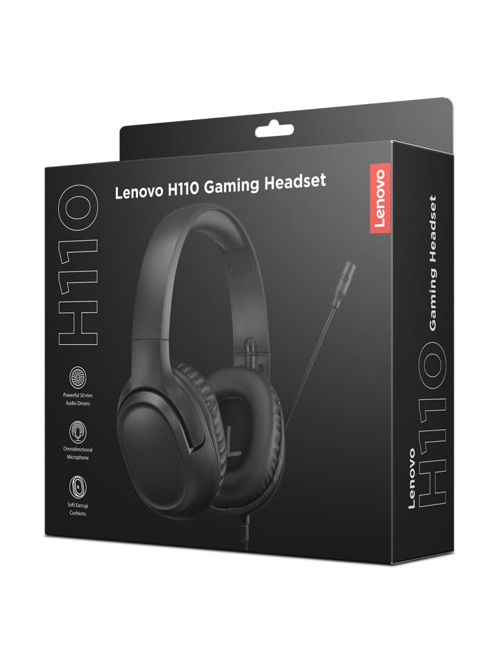 Lenovo GXD1P80526 H110 Wired Gaming Headset Microphone