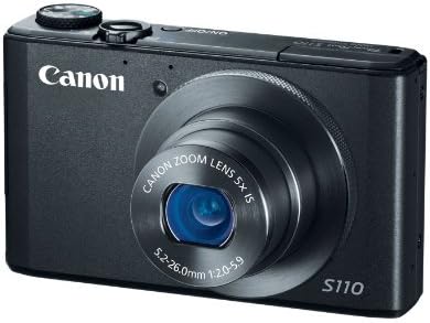 Canon 6351B001 PowerShot S110 12MP Digital Camera Black