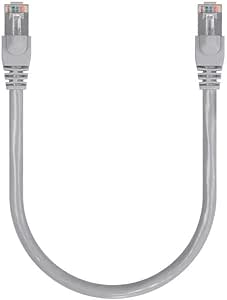 Monoprice 140633 Cat6 Ethernet Cable 1ft Shielded Gray — main product image