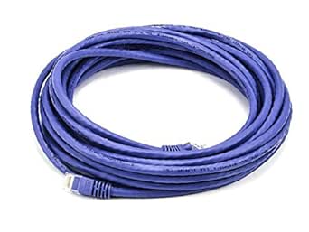 Monoprice 102321 Cat6 Ethernet Cable 25ft Purple