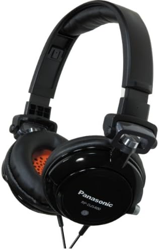 Panasonic RPDJS400K Over-Ear Stereo Headphones Black