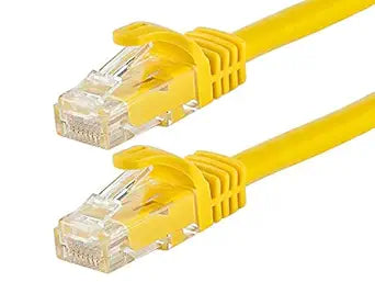 Monoprice 109837 Flexboot Cat6 Ethernet Cable 1ft Yellow