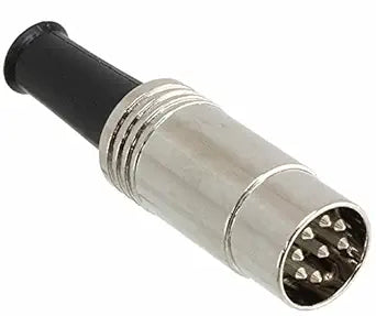 Switchcraft 15BL8MX 8-Pin DIN Plug, Extended Barrel (RoHS)