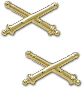 Vanguard Army Artillery Branch 22K Gold Collar Device