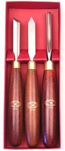 Crown 296A 3-Piece HSS Pen Turning Set