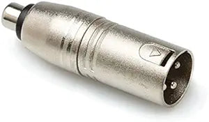 Hosa GXM133 RCA to XLR Male Adapter