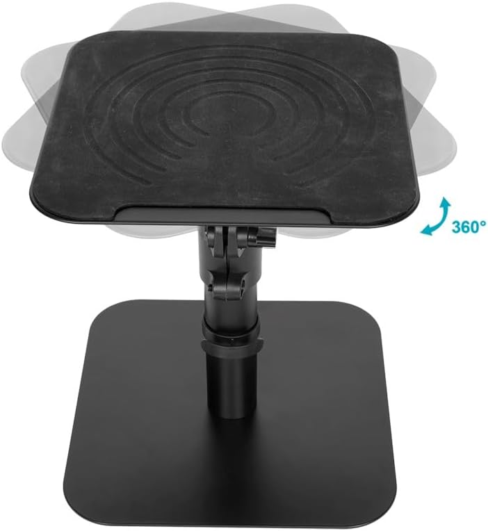 Monoprice Desktop Freestanding Speaker Stands - Adjustable, Cable Management