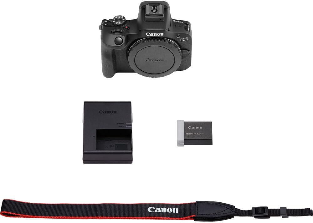 Canon 6052C002 EOS R100 Mirrorless Camera Bundle (Renewed)