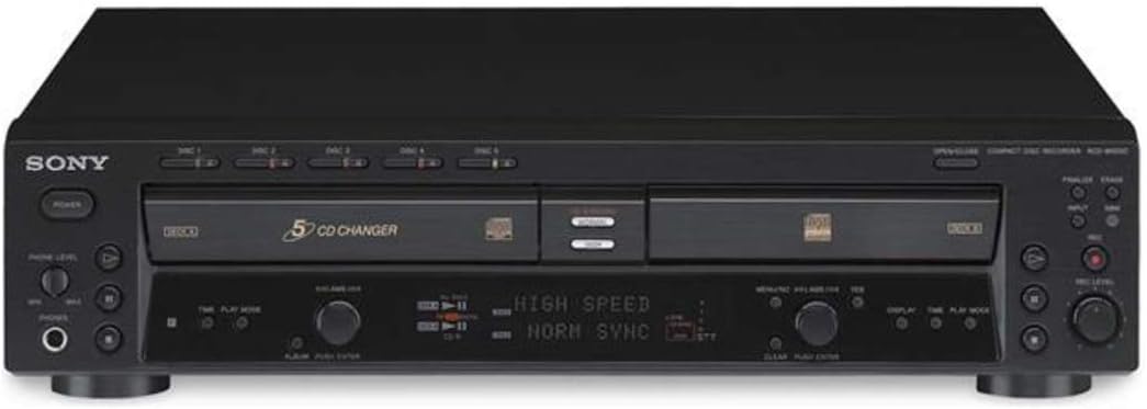 Sony RCDW500C CD Player/Recorder - Dual Deck MP3 Playback