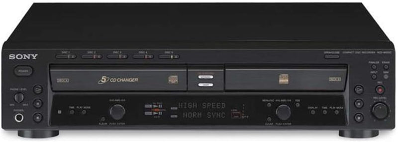 Sony RCDW500C CD Player/Recorder - Dual Deck MP3 Playback — main product image