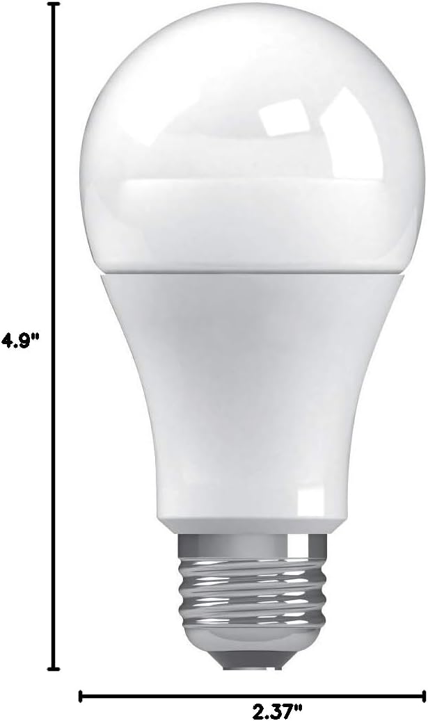 GE 32589 LED 60W Equivalent Daylight Bulbs 4-Pack