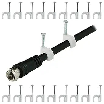 GE 33614 Nail-In Cable Clips 20-Pack