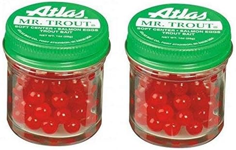 Atlas Mr. Trout Red Sugar Cured Salmon Eggs - 2 Jars — main product image