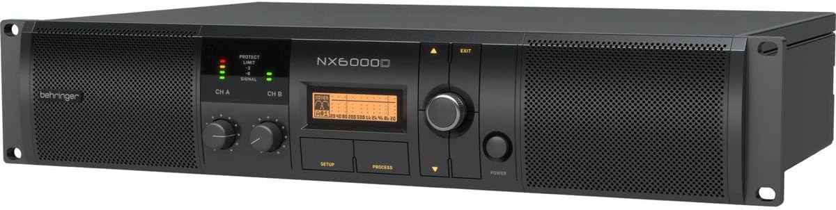 Behringer NX6000D 6000W Power Amplifier with DSP
