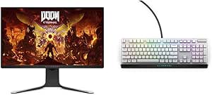 Alienware 240Hz Gaming Monitor with RGB Keyboard Bundle