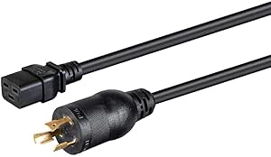 Monoprice 140092 12ft Extension Cord NEMA L5-20P to C19 — main product image