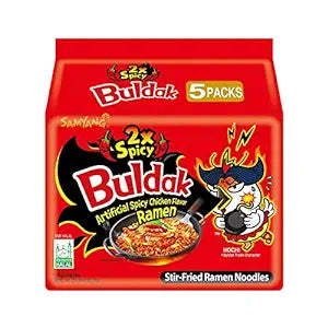 Samyang 2X Buldak Spicy Chicken Ramen 5-Pack — main product image