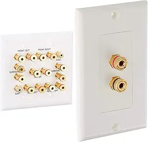 Monoprice 7.2 Surround Sound Distribution Wall Plate — main product image