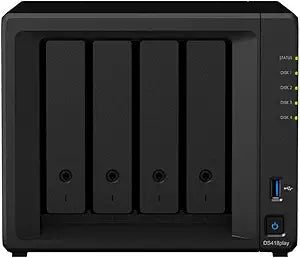 Synology ASISP86 DS418play 4TB SSD Mini Desktop NAS Server