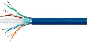 Monoprice 130662 Cat6A Bulk Ethernet Cable 1000ft Blue
