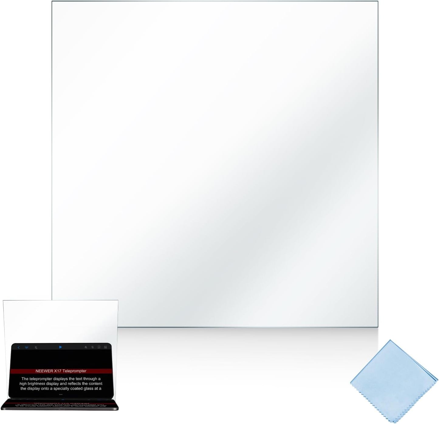 Neewer 33000066 14 inch DIY Teleprompter Glass