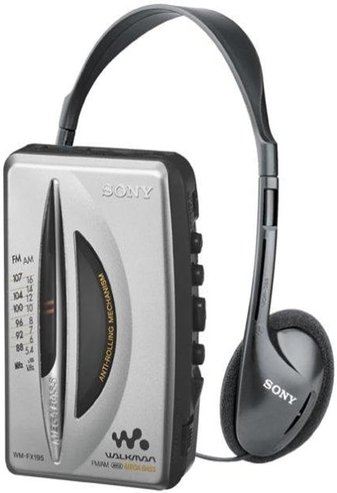 Sony WM-FX195 AM/FM Cassette Walkman Player Portable