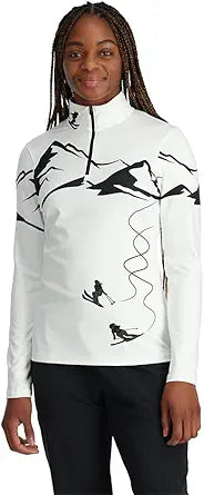 Spyder 38B125318 Women's Figure 8 1/2 Zip T-Neck — main product image