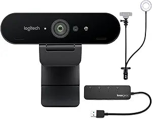 Logitech Miro 4K Pro Webcam Bundle Streaming Kit