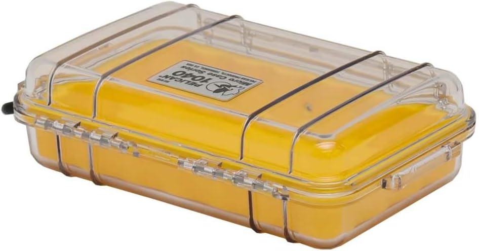 Pelican 1040 Micro Case - Yellow/Clear Waterproof Protector