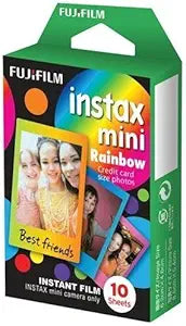 Fujifilm 16276405 INSTAX MINI Rainbow Instant Film