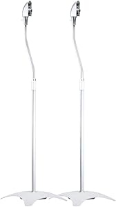 Monoprice Speaker Stand (MS-01) - Silver (Set of 2)