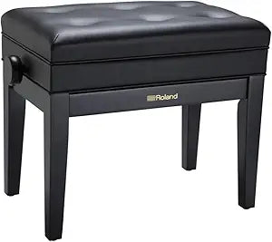 Roland RPB-400BK-US Adjustable Piano Bench Black — main product image