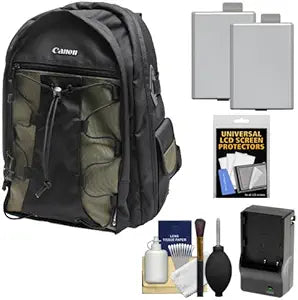 Canon K-45621-08 Rebel Camera Backpack Kit Accessories