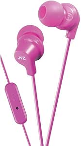 JVC JVCHAFR15P In-Ear Headphones with Microphone Pink