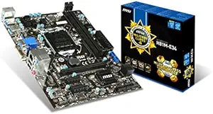 MSI H81M-E34 Intel H81 Micro ATX Motherboard — main product image