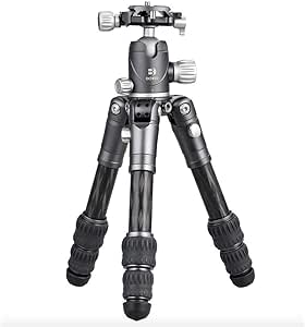 Benro Bat FBAT03CNMVX20 Carbon Fiber Travel Tripod VX20 Ballhead