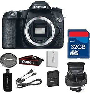Canon EOS 70D DSLR Camera Premium Bundle (International)