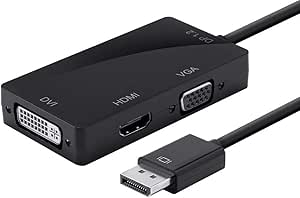 Monoprice 112802 DisplayPort to HDMI/DVI/VGA Adapter