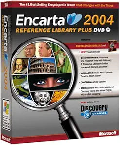 Microsoft 844-00622 Encarta Reference Library 2004 DVD (Old Version)