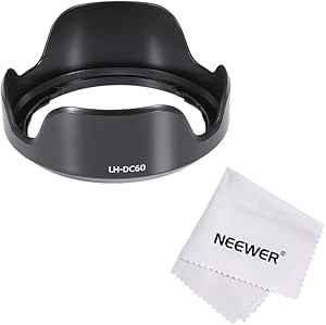 Neewer 90083580@@##2 Camera Lens Hood LH-DC60 Replacement