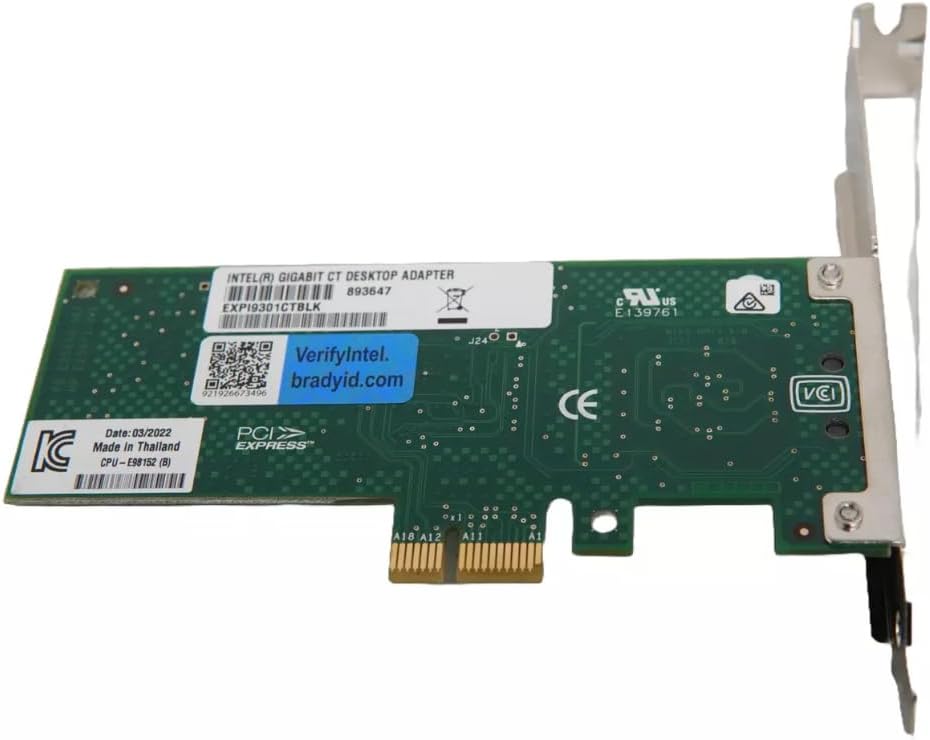 Intel LYSB008DIKCVI-CMPTRACCS PCI-Express Network Adapter