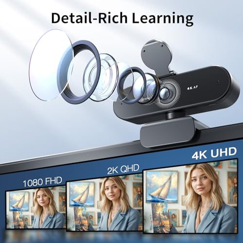 EMEET NOVA 4K Webcam with PDAF Autofocus and Dual Mics — main product image