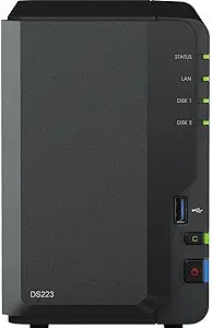 Synology DS223 NAS Server 8TB SSD DiskStation Bundle