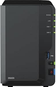Synology DS223 DiskStation 40TB NAS Server — main product image