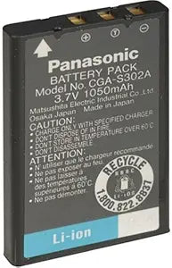 Panasonic CGAS302A/1B Battery for SVAV100 Camcorder — main product image