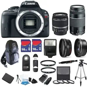 Canon 857b003 EOS Rebel SL1 - DSLR Camera with Lens Bundle