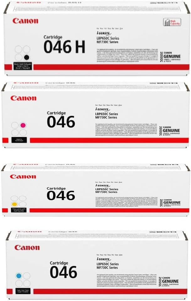 Canon 46 Toner Cartridge - High Yield Black & Color 4-Pack