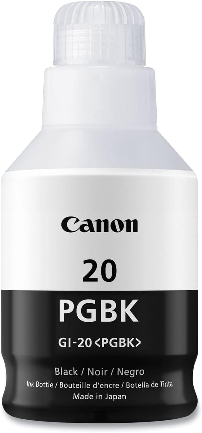 Canon GI-20 PGBK Ink Bottle MegaTank Printers