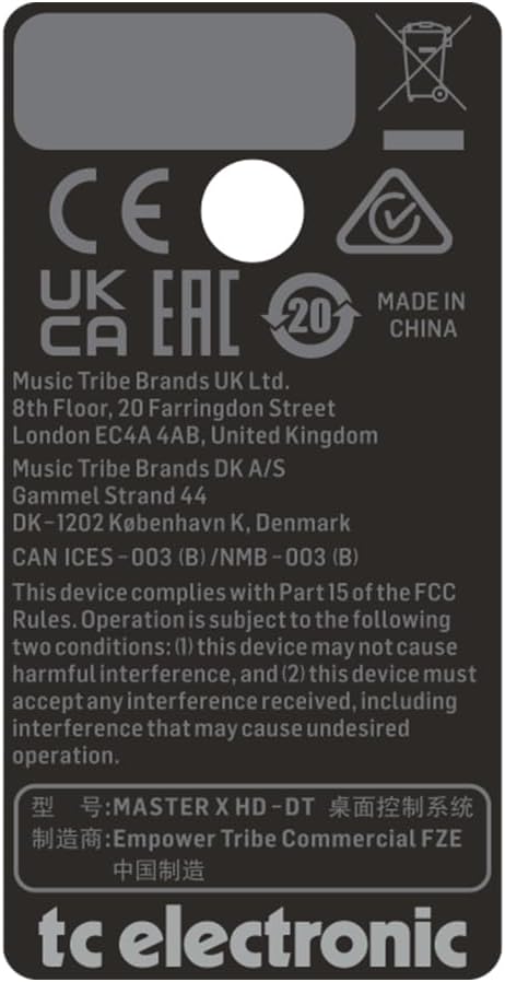 TC Electronic MASTER X HD NATIVE/MASTER X HD-DT Multiband Dynamics Plugin