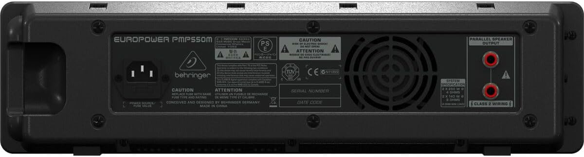 Behringer PMP550M Europower 500W 5-Channel Powered Mixer